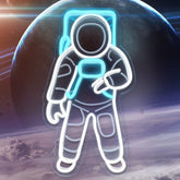 Astronaut Neon Sign